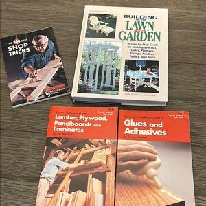 DIY Woodworking and Garden Book Set